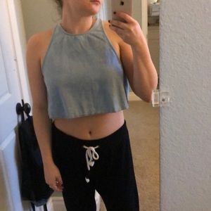 American apparel open back swing top